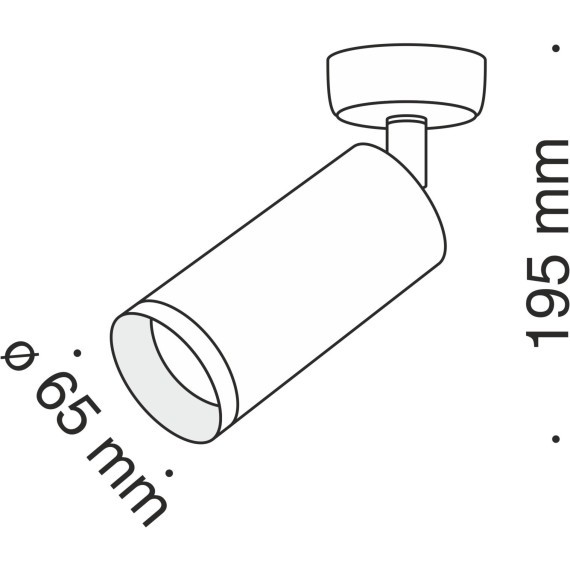 Накладной потолочный светильник Maytoni C017CW-01MG FOCUS под лампу 1xGU10 50W