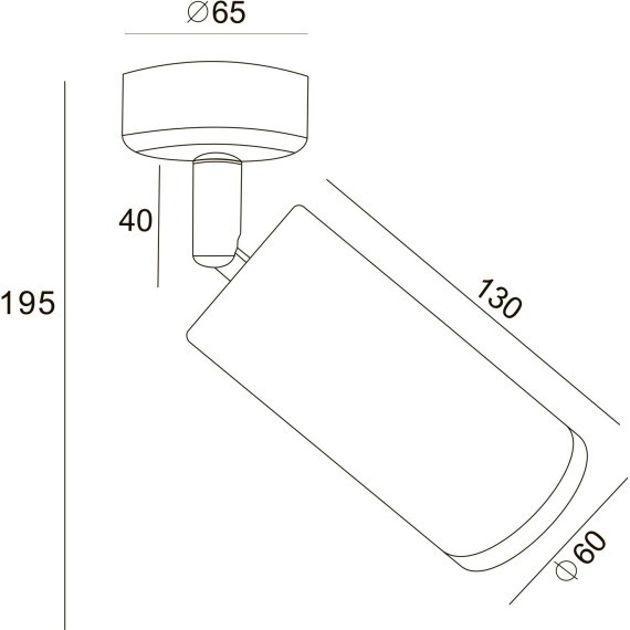 Накладной потолочный светильник Maytoni C017CW-01MG FOCUS под лампу 1xGU10 50W