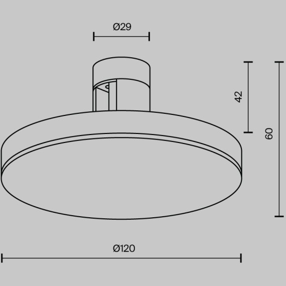 Трековый светильник Plato Flarity Ra90 Lm150 3000K 7Вт 120° TR152-1-7W3K-PT