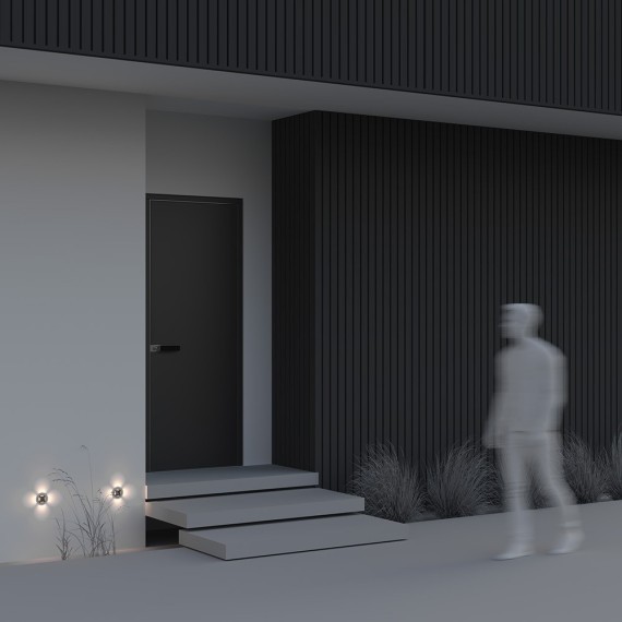 Уличный встраиваемый светильник для подсветки ступеней Outdoor O036-L3B3K