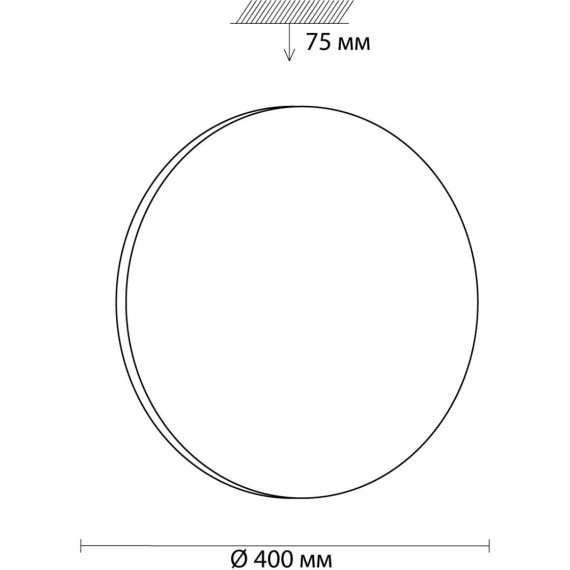 Светодиодный настенно-потолочный светильник для ванной комнаты Sonex Simple 3017/DL