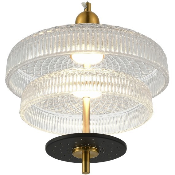 SL6122.313.01 Светильник подвесной ST-Luce Латунь/Прозрачный, Латунь LED 1*8W 3000K ORIENTAL