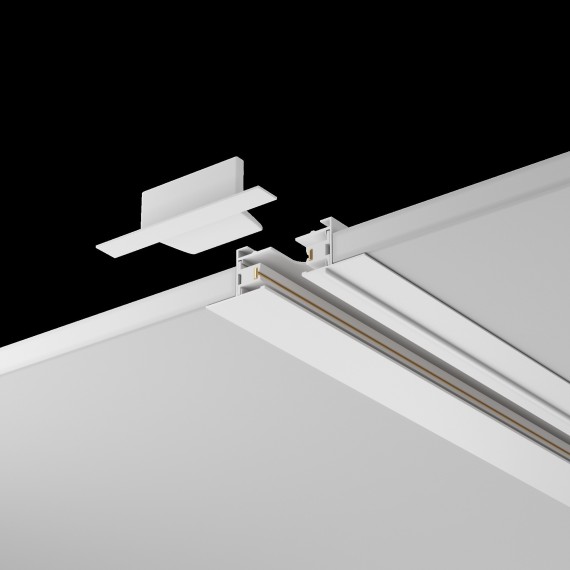2м белый встраиваемый в ГКЛ однофазный шинопровод Maytoni TRX004-112W