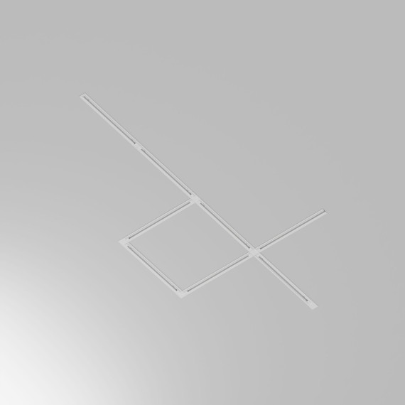 2м белый встраиваемый в ГКЛ однофазный шинопровод Maytoni TRX004-112W