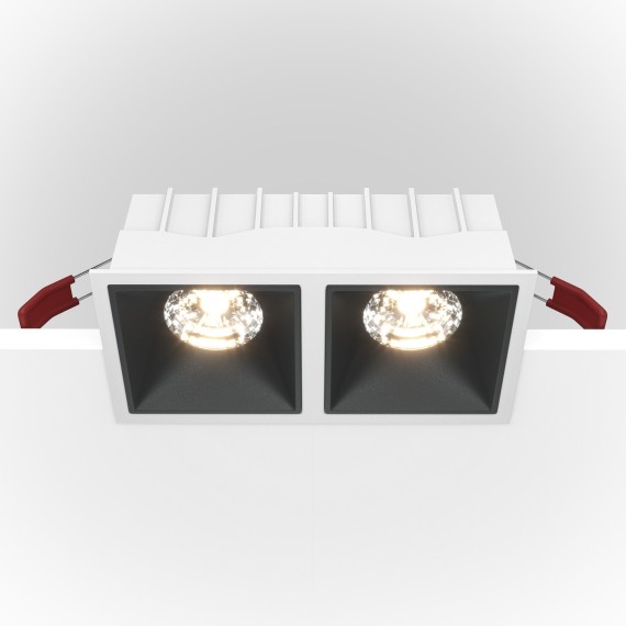 Встраиваемый светильник Maytoni DL043-02-15W3K-SQ-WB Alfa LED светодиодный 2xLED 30W