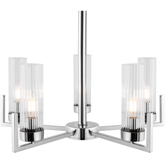 Люстра подвесная Freya FR5214PL-05CH Adeline под лампы 5xE14 60W