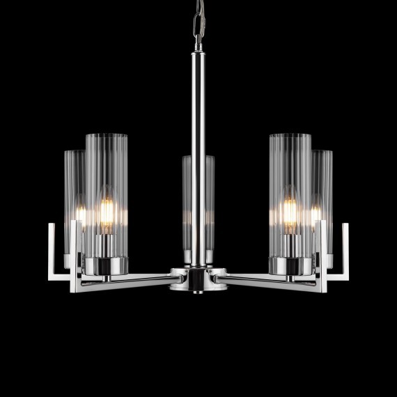 Люстра подвесная Freya FR5214PL-05CH Adeline под лампы 5xE14 60W