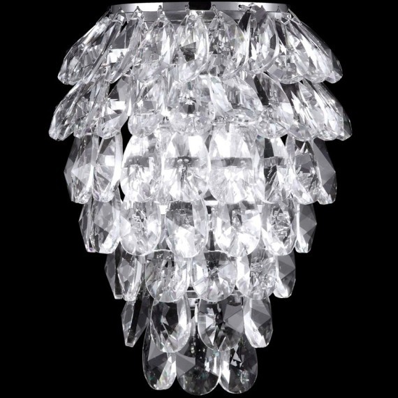 Бра Crystal Lux CHARME AP3 CHROME/TRANSPARENT