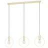 98835 EGLO MANIZALES Подвесной потолочный светильник с тремя лампами E27, 120 Вт, металл, латунный