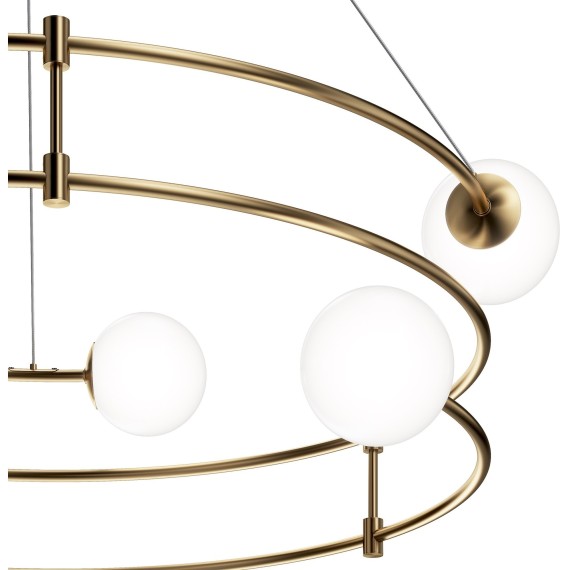 Подвесной светильник кольцом Maytoni MOD317PL-06G Balance под лампы 6xG9 40W