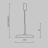 Подвесной светильник Maytoni MOD189PL-L18W3K1