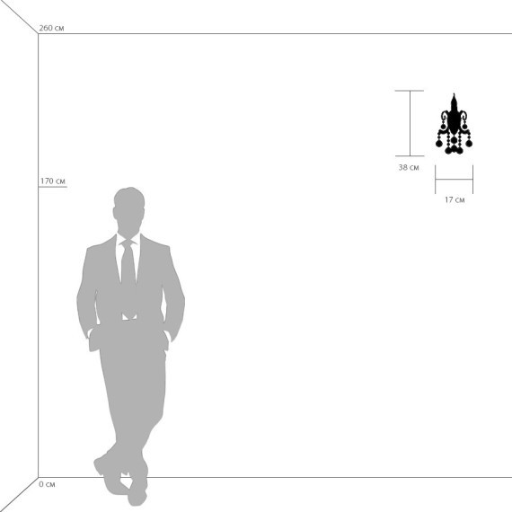 Бра Elegante Lightstar 708614