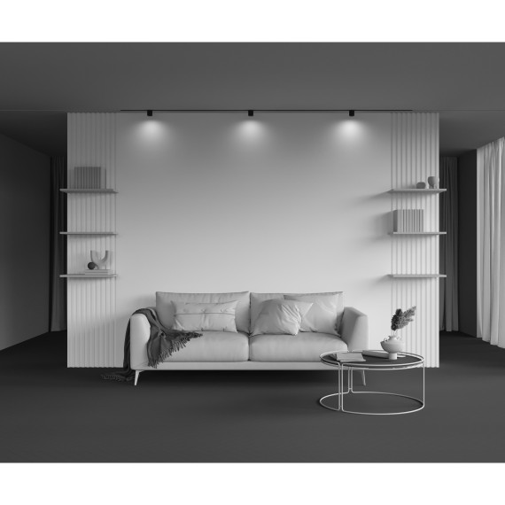 TR132-4-7W-DS-B Трековый магнитный SMART (App, Bluetooth Mesh, Алиса) светодиодный светильник Maytoni Exility CRI90+ 2700-6000К 360Лм 50° 7Вт