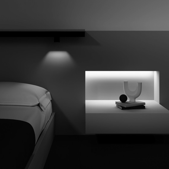 TR121-2-7W4K-B Трековый магнитный светодиодный светильник Maytoni Exility CRI90+ 4000К 390Лм 50° 7Вт