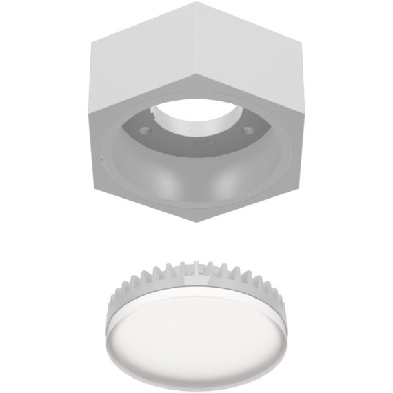 4665-1U, уличный светильник, L110xW95xH42, 1xGX53LEDx15W, IP54, excluded