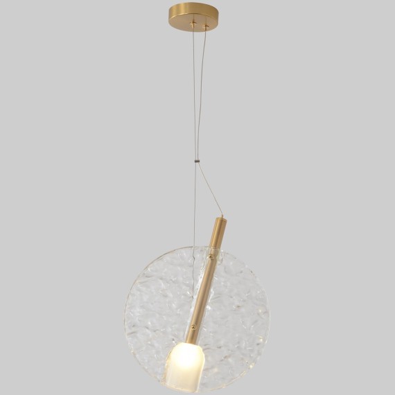 Светильник подвесной Crystal Lux FROZEN SP1 BRASS 3990/201