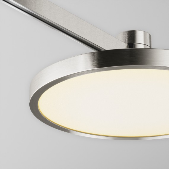 Трековый светильник Maytoni Plato Flarity Ra90 Lm590 3000K 10Вт 120° TR153-1-10W3K-PT