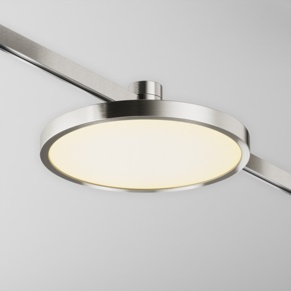 Трековый светильник Maytoni Plato Flarity Ra90 Lm590 3000K 10Вт 120° TR153-1-10W3K-PT