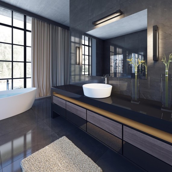 Уличный настенный светильник Odeon Light 3888/12WB ARNO IP44 светодиодный LED 12W