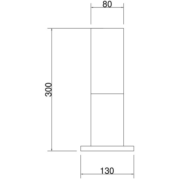 Уличный наземный светильник Maytoni O418FL-01B Willis IP54 под лампу 1xE27 60W