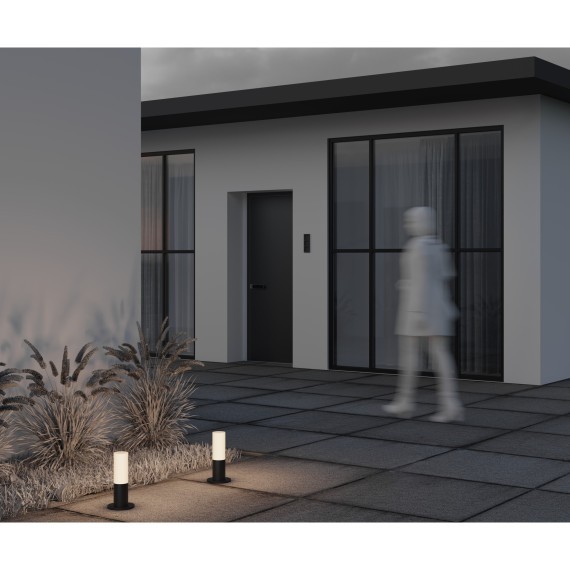 Уличный наземный светильник Maytoni O418FL-01B Willis IP54 под лампу 1xE27 60W