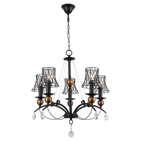 Люстра подвесная Lussole LSP-8103 ARIVACA IP21 под лампы 5xE14 200W