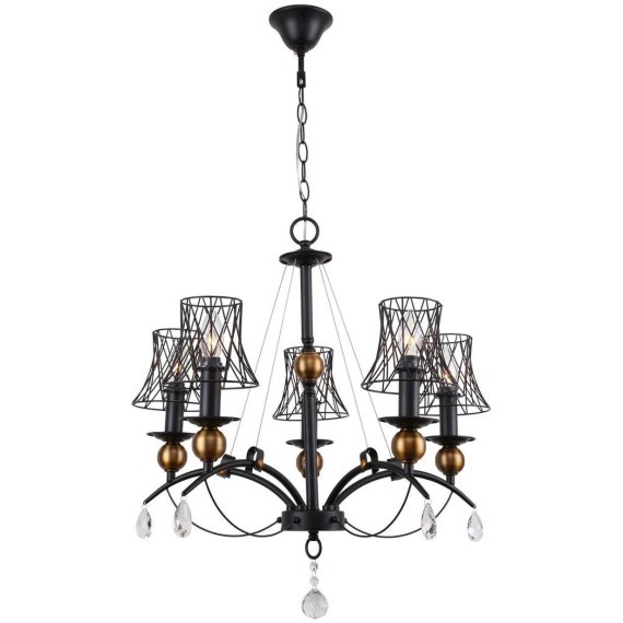 Люстра подвесная Lussole LSP-8103 ARIVACA IP21 под лампы 5xE14 200W