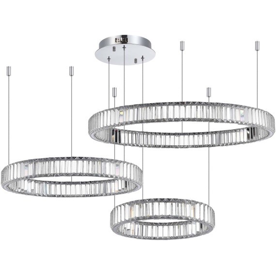 SL1622.113.03 Люстра подвесная ST-Luce Хром/Прозрачный LED 1*122W 4000K TIVOLI