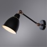Спот на гибкой ножке Arte Lamp A2054AP-1BK Braccio под лампу 1xE27 60W