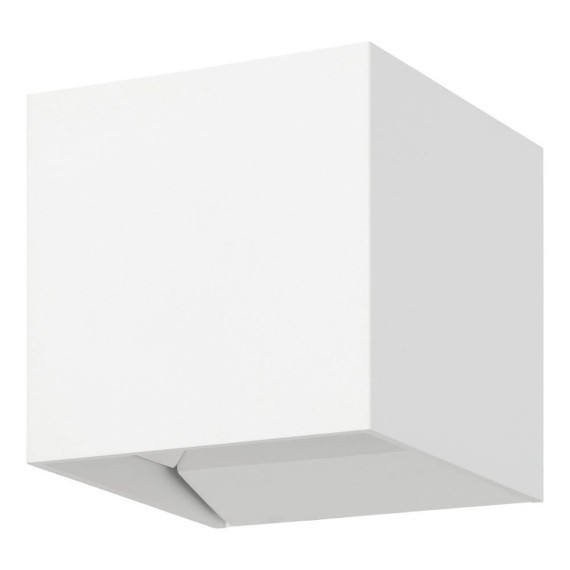 901063 Уличное бра CALPINO 3, 2X2,8W (LED), 3000K, 840lm, IP54, L100, H100, A100, литой алюминий, белый/прозрачное стекло