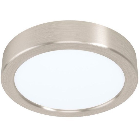 99228 Светодиодный накладной светильник FUEVA 5, 10,5W (LED), ?160, H28, 1350lm, 4000K, сталь, никель