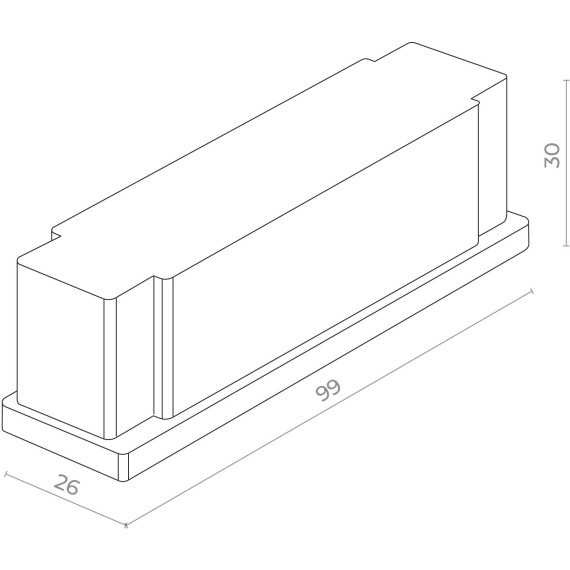 ST063.400.00 Накладка для использования внешнего драйвера ST Luce Skyflat