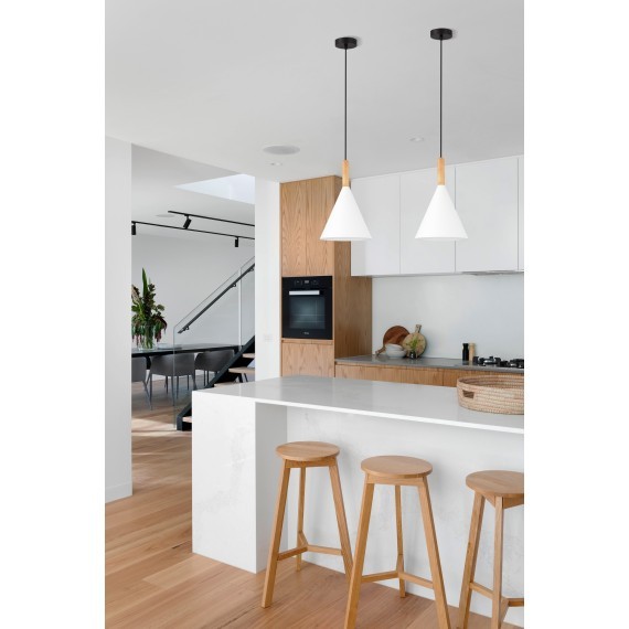 SLE1255-413-01 Светильник подвесной Черный/Белый E27 1*40W ARKET