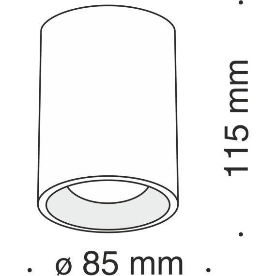 Накладной потолочный светильник Maytoni C012CL-01W Slim под лампу 1xGU10 50W