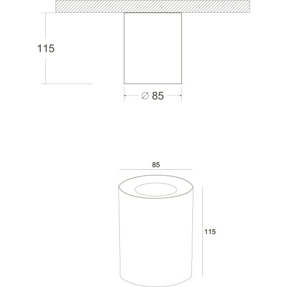Накладной потолочный светильник Maytoni C012CL-01W Slim под лампу 1xGU10 50W