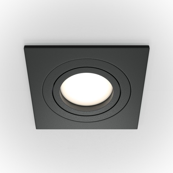 Встраиваемый светильник Maytoni DL024-2-01B Atom под лампу 1xGU10 50W