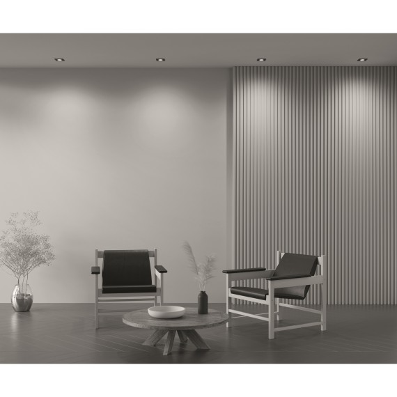 Встраиваемый светильник Maytoni DL024-2-01B Atom под лампу 1xGU10 50W