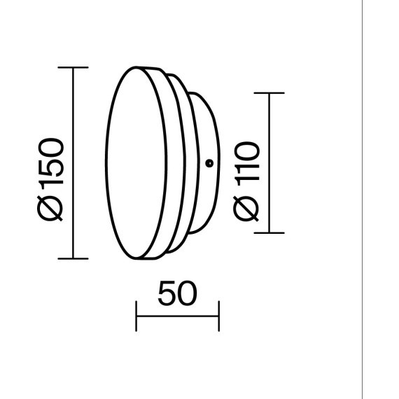 Настенный светильник (бра) Maytoni MOD461WL-L5BK