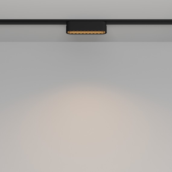 TR084-1-6W3K-B Трековый магнитный светодиодный светильник Maytoni Radity 48V CRI90+ 3000К 90Лм 60° 6Вт