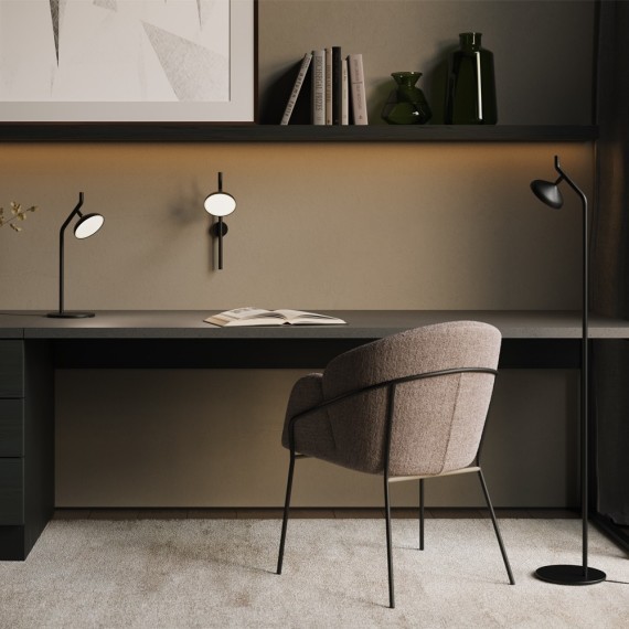 MOD451FL-L8B3K Напольный светильник (торшер) с сенсорным диммером, 8Вт, 3000К, 90CRI, 120° Maytoni Vita