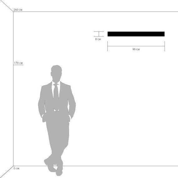 Бра Lightstar 810636 Fiume светодиодная LED 300W