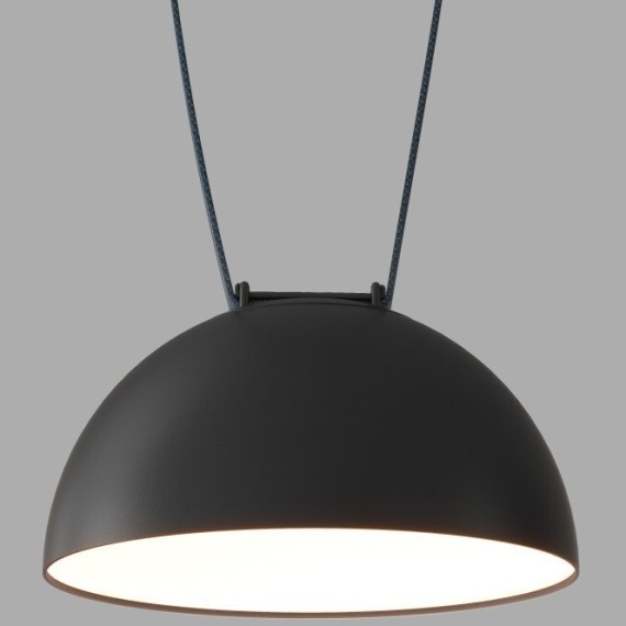 DK5660-BK Cветильник для трека-ремня Belty Smart, серия Flow со светодиодом, D220*H117мм, 48V DC, 24W, RA90, 120°, 3000-5700K, IP20, черный, алюминий