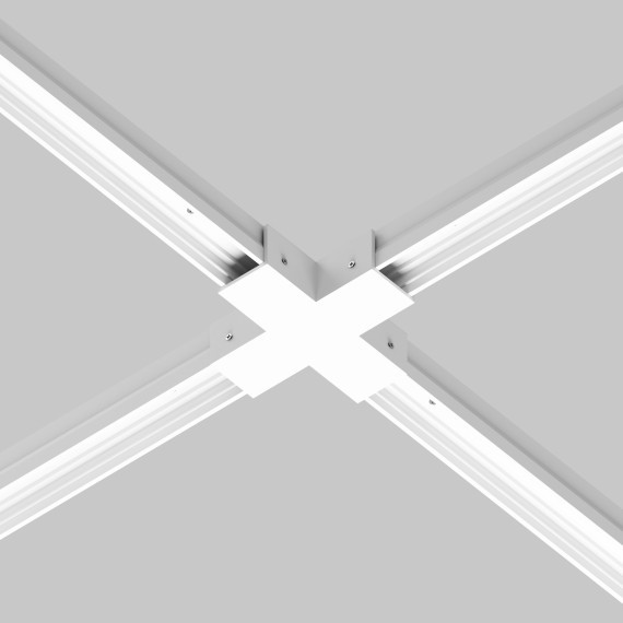 Коннектор X-образный для профиля Elasity IP O-TR001-CC-W