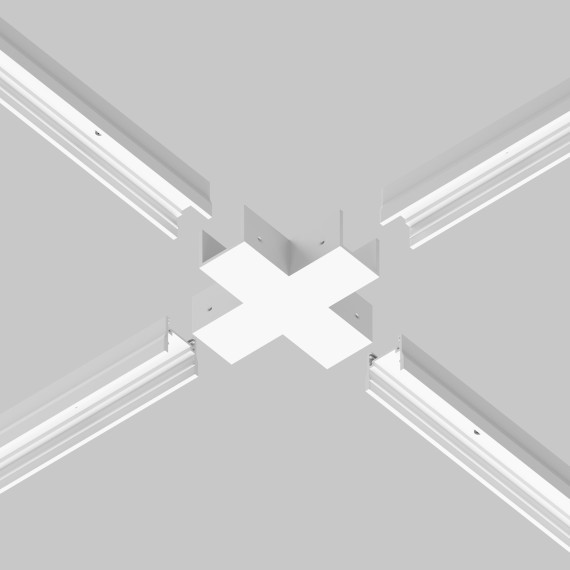 Коннектор X-образный для профиля Elasity IP O-TR001-CC-W
