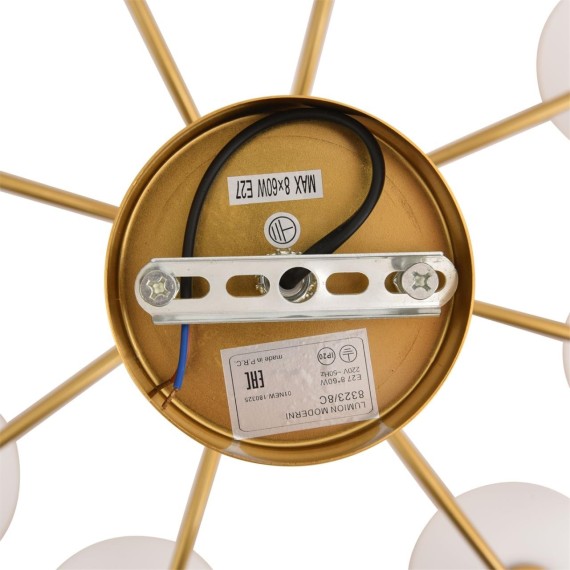 Люстра потолочная E27 8*60W 220V LARINA 8323/8C