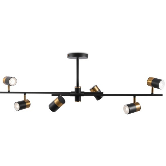 Люстра на штанге Freya FR5201PL-06B Enzo под лампы 6xGU10 35W