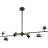 Люстра на штанге Freya FR5201PL-06B Enzo под лампы 6xGU10 35W
