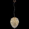 Светильник подвесной Crystal Lux CHARME SP4 GOLD/TRANSPARENT