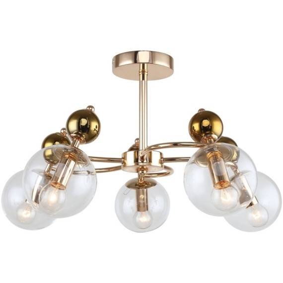 Люстра на штанге Lussole LSP-8726 AMARILLO IP21 под лампы 5xE14 200W