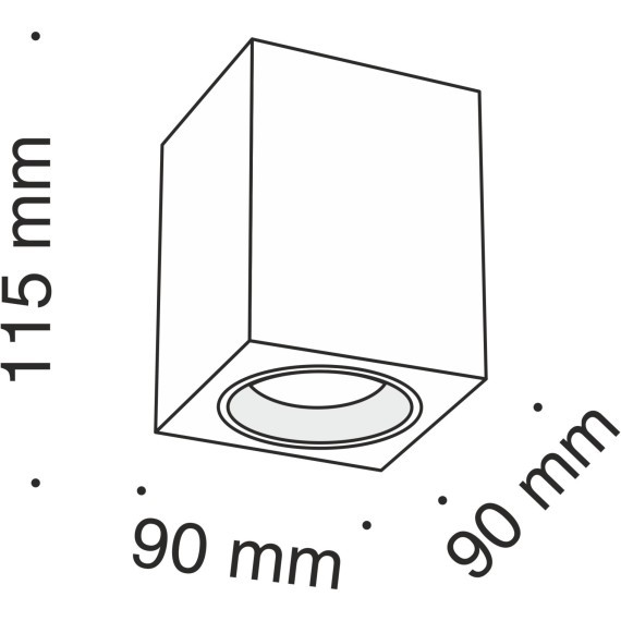 Накладной потолочный светильник Maytoni C013CL-01W Slim под лампу 1xGU10 50W